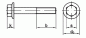 Preview: Sechskantschraube(n) M 8 x  25 mm, Kl. 8.8 DIN 6921 galZn, mit Flansch